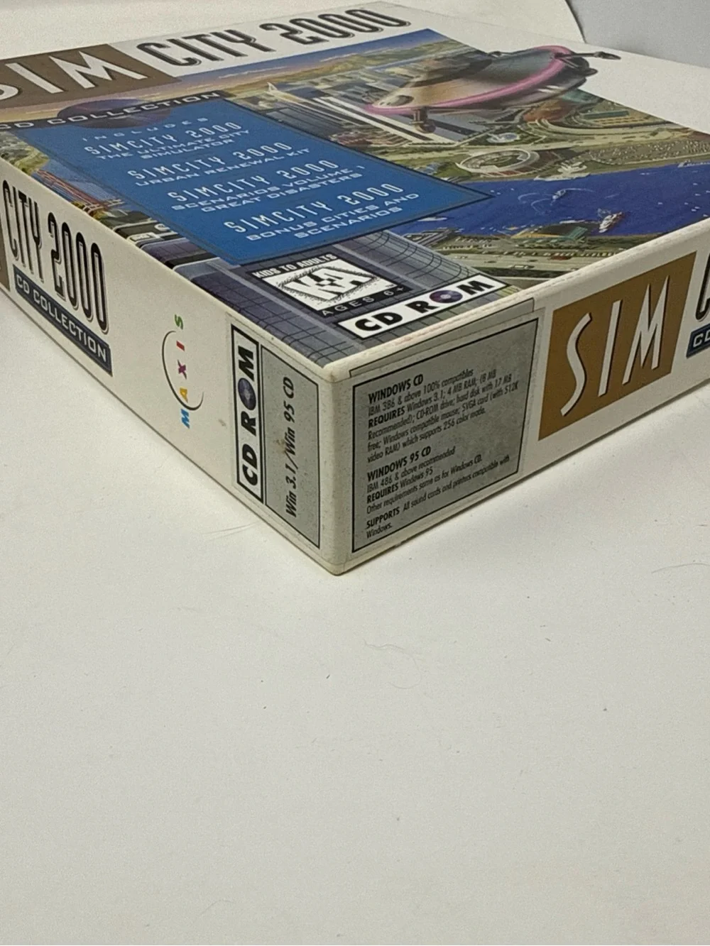 SimCity 2000 CD Collection by Maxis - White Box. CIB